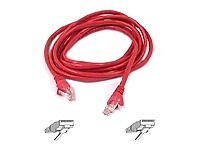 BELKIN COMPONENTS A3L791-04-RED-S 4FT CAT5E SNAGLESS PATCH CABLE, UTP, RED PVC J