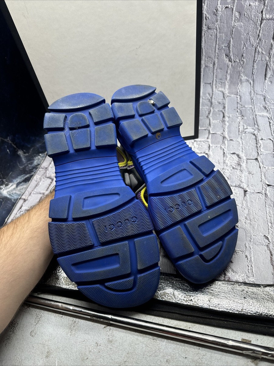 Gucci Sega Aguru Trek Brand-embellished Leather Gladiator 
