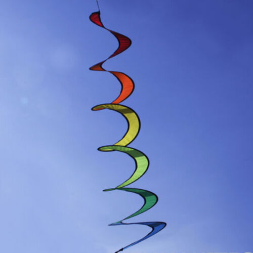 Rainbow Kite Tail Windsock Wind Spinner Garden Decor Kids Line Laundry Outdoor - 第 1/5 張圖片