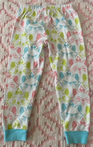 TODDLER GIRLS PAJAMA ARISTOCATS MARIE "CAT NAP" 2 PC SET DISNEY STORE SZ 4 - Picture 8 of 11