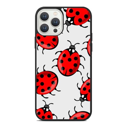 For iPhone SE XS XR Max 5 6 7 8 Plus Anti scratch Cover small beetles Ladybugs - Picture 3 of 25