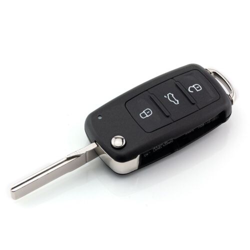 Schlüsselgehäuse Funk Klapp Gehäuse für VW Golf Passat T5 Touran Tiguan Caddy - Bild 1 von 3