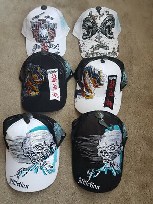 Affliction Unisex Vintage Tattoo, Tracker Hut (Neu mit Etikett)