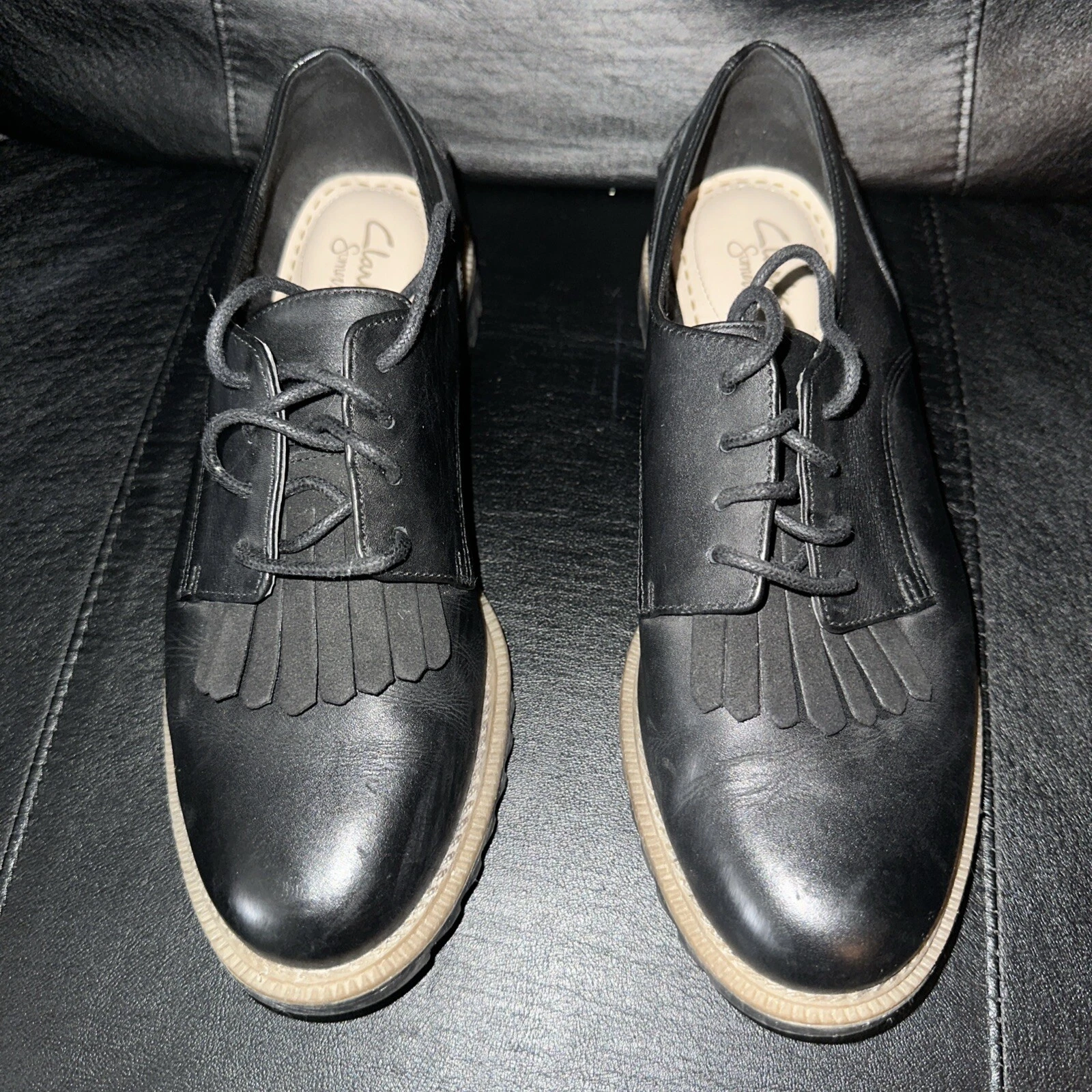 Scarpe Oxford Clarks Somerset nere 7 forme meravigliose