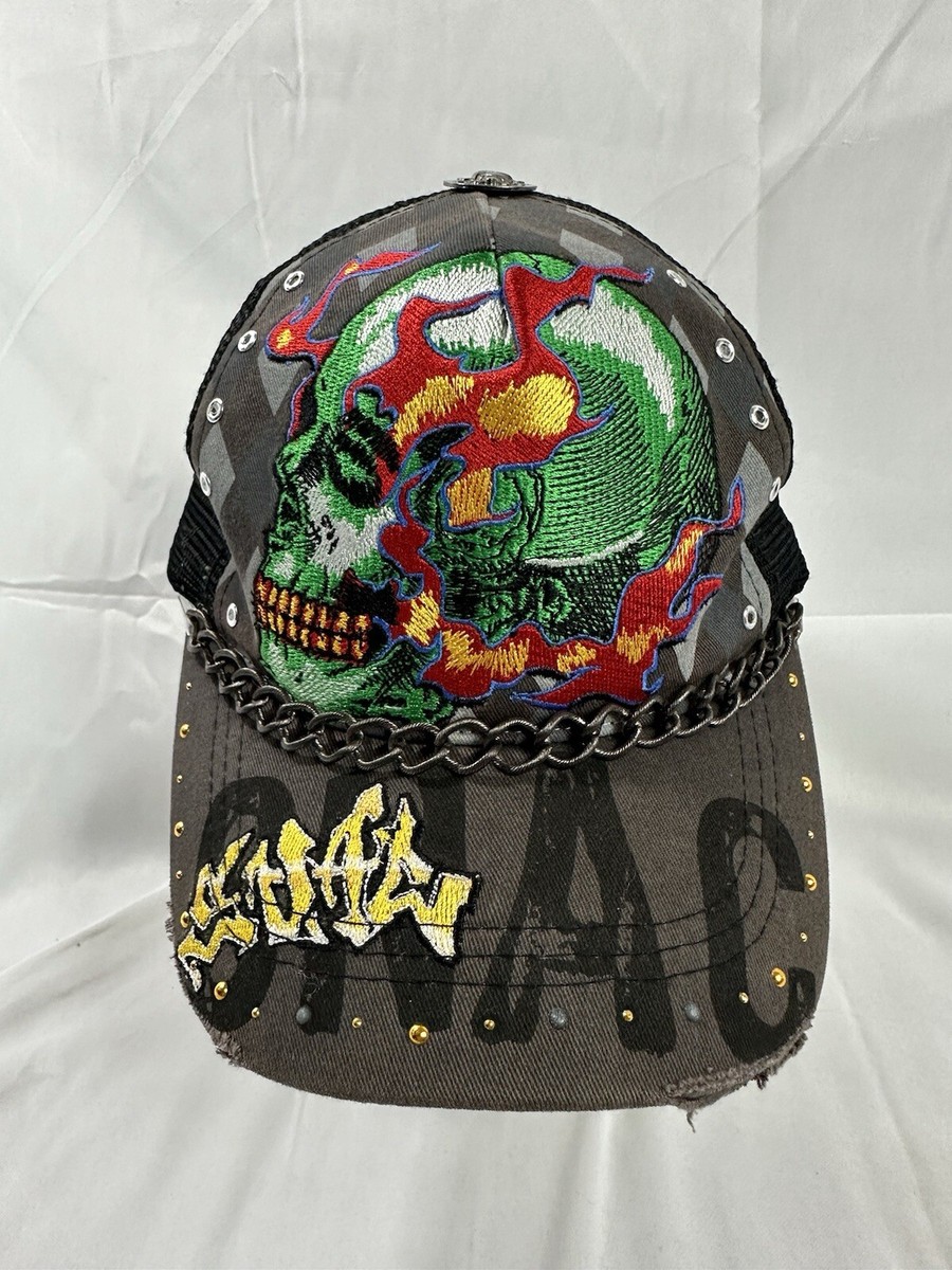 ED HARDY スカル グリッターキャップ ED HARDY スカル グリッターキャップ