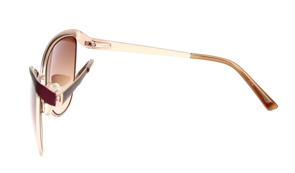 Óculos de sol Ted Baker B642 feminino 58-16-135 puro marrom escuro olho de gato R1255 - Imagem 4 de 4