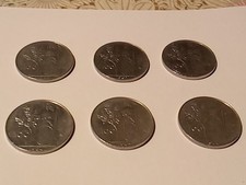 100 Lire Minerva Anni 1957, 1962-63-64-65-66 Lotto 6 Monete