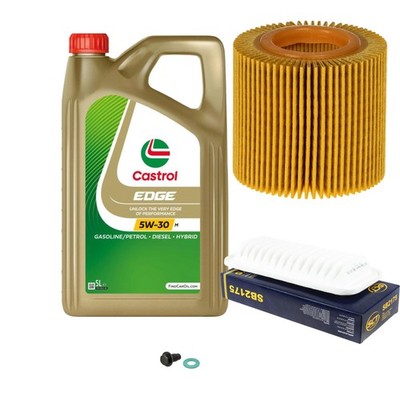 SCT Inspektionspaket 5 L CASTROL EDGE 5W-30 M für Subaru Justy IV