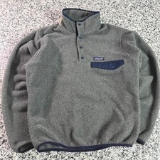 Patagonia Women's Synchilla Snap-T Pullover Fleece Sweatshirt XXS