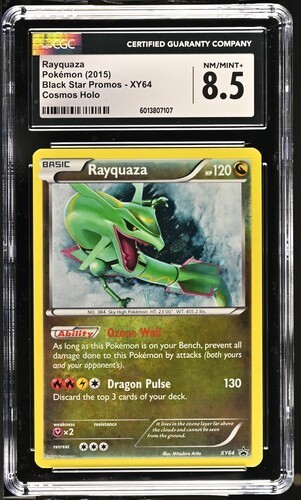 RAYQUAZA XY64 Black Star Promo CGC 8.5 
