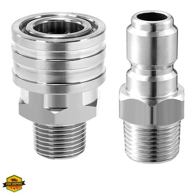 #ad Pressure Washer Adapter Set Quick Connect Kit 3 8’’ Male Thread Fitting 50... $17.95