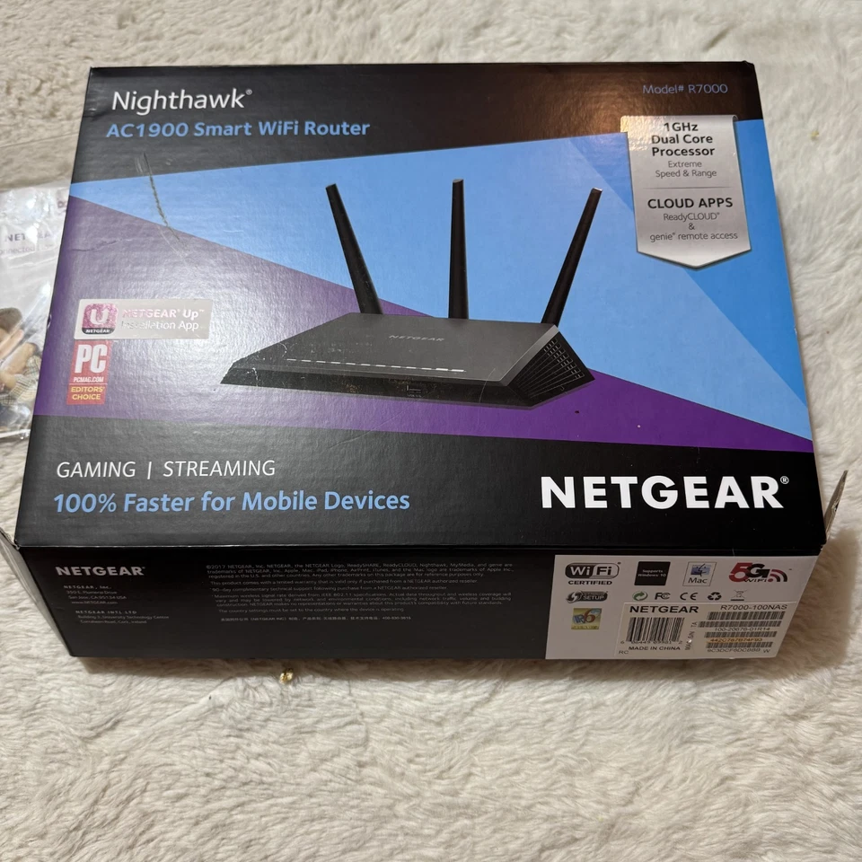 Netgear Nighthawk AC1900 WiFi VDSL/ADSL Modem Router - Image 4 of 4