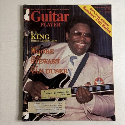Guitar Player Magazine September 1980 '80 BB King Gary Moore Jimmy Stewart