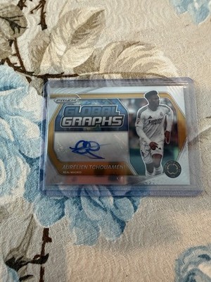 2025 Prizm FIFA Club World Cup Real Madrid Aurelien Tchouameni Global Graph Auto