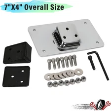 License Plate Laydown Mounting Bracket Kit For Harley Sportster Dyna Softail