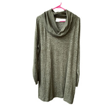 Cabi size L knit cowl neck sweater dress.