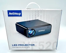 ANTMAP LED Source HDMI  TFT LCD Projector Model VF520 - Silver New