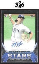 Brent Honeywell Jr. 2021 Topps Update Baseball Stars Autographs Black /199