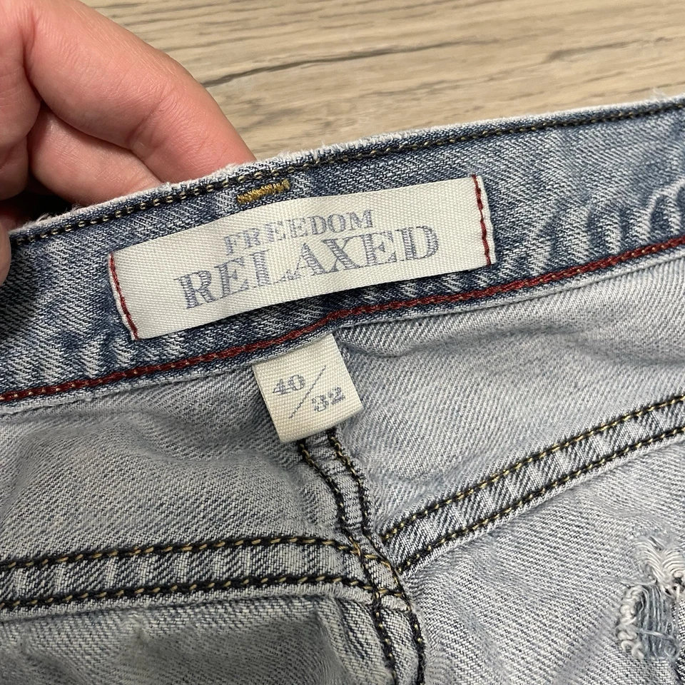 Jeans Tommy Hilfiger vintage Y2K para hombre 40x32 holgados denim skate grunge Foto 3 de 4