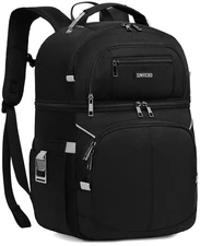 Insulated Cooler Backpack,Double Deck Leakproof Cooler Bag,Insulated Backpack Co