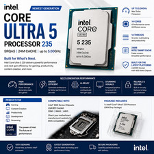 NEW Intel Core Ultra 5 Processor 235 CPU SRQA...