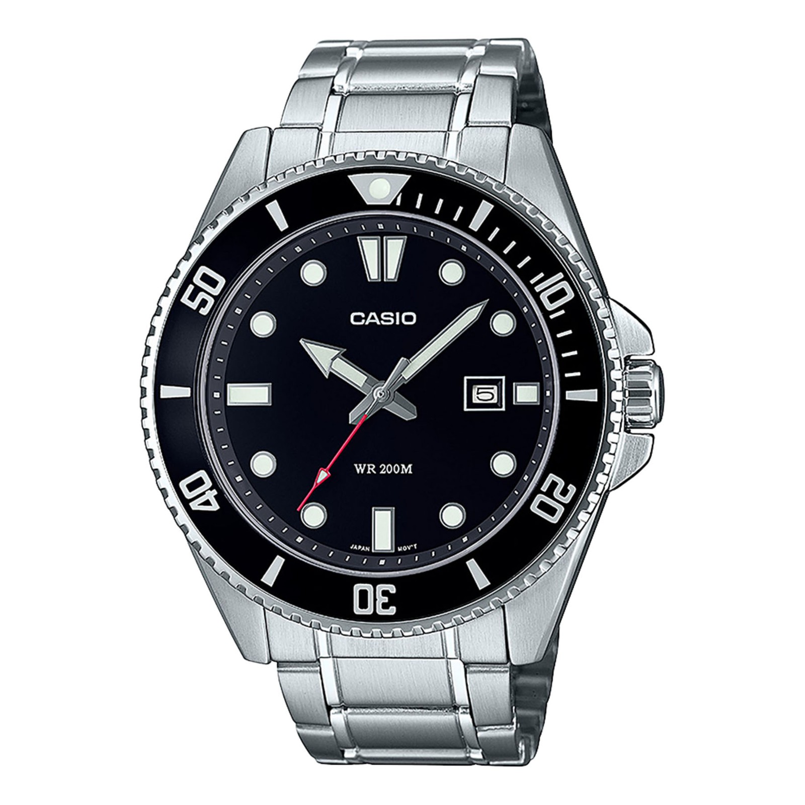 Casio Men's Silver Mdv-107D-1A1vef Collection 50Mm Quartz Watch In - Image 6