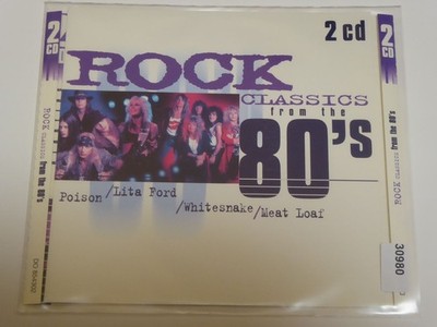 VARIOUS rock classics from the 80's EX/EX (2CD, Rock, Disky)