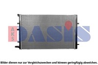 KÜHler MotorkÜHlung AKS Dasis 180050N FÜR Renault WasserkÜHler MotorkÜHler