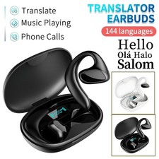 Smart Translator Earbuds 144 Languages Bluetooth Two Way Online Translation