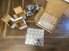 Beauticom 2ml Glass Vials Boxes& Ijdeals 5 Gram Clear Plastic Jars w Lids New