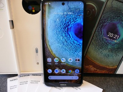 Nokia X10 - 128GB - Forest Green ohne Simlock mit Dual-SIM