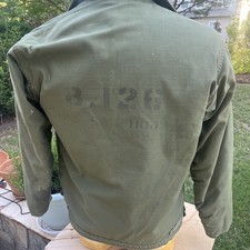 USN US Navy A-2 Cold Weather Deck Jacket USS Sam Houston Submarine SSB-609
