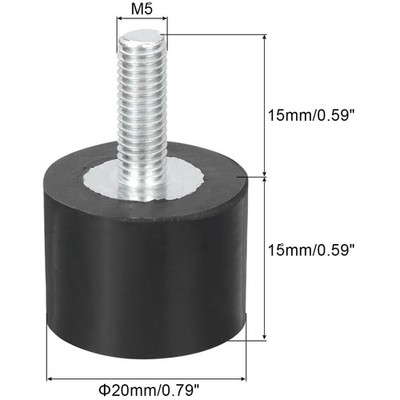 Fitness Equipment Rubber Vibration Mounts 8pcs