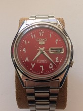 SEIKO 5 Automatik 21 Jewels Tag/Datum 37mm Herren Armbanduhr 