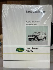 Produktbild - Land Rover 90 Teilekatalog 1984 Neu & Versiegelt.