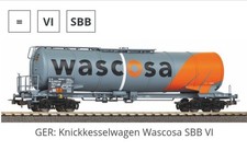 Piko SBB CFF Wacosa Tank Car 24604 HO Scale D...