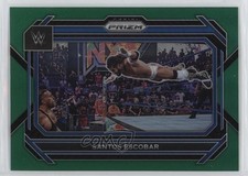 2023 Panini Prizm WWE Green Prizm Santos Escobar #59 9pa