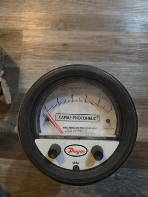 #ad DWYER PRESSURE SWITCH GAUGE 0 5 PSID HI LO LIMIT 120 V MODEL 43205 2 AVAILABLE $139.99