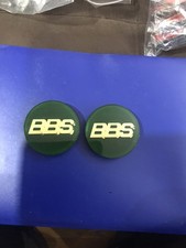 Bbs Center Cap Logos Emblem 3d Green Gold 56.24.120 70mm 2 New Pieces With Rin