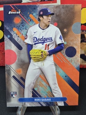 2025 Topps Finest - Common Roki Sasaki #40 Refractor (RC)