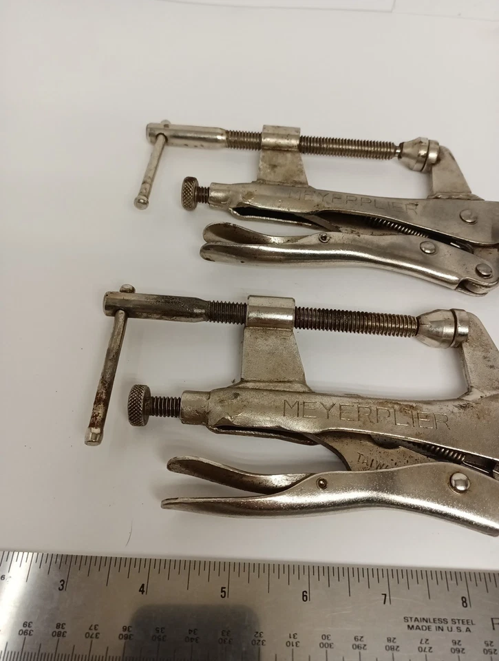 Alicates Meyerplier Meyer de colección Alicates de bloqueo Curva de mandíbula Tornillo Agarre Abrazadera Herramienta Foto 4 de 4