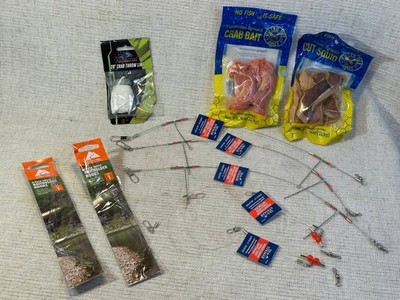 Sea Striker Crab Rigs + Killer Bee Bait + Throw Line Lot 036 305