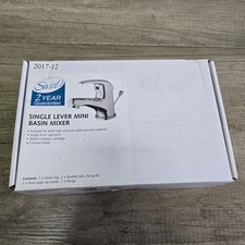 Swirl Single Lever Mini Basin Mixer Tap New Boxed 
