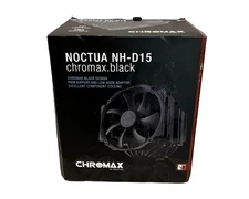 Noctua NH-D15 chromax.Black, Dual-Tower CPU Cooler - Brand New