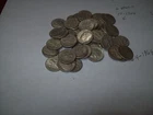 50 Circulated Roosevelt Dimes Composed of 90% Silver 1961,1962,1963,1964 Mixed