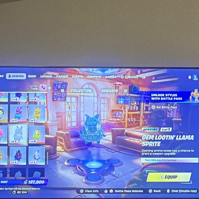 Gem Lootin' Llama Sprite