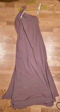 Azazie Juniper Bridesmaid Dress - Size A6 - Vintage Mauve - Chiffon