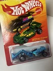 2011 Hotwheels The Hot Ones Zombot Chase Blue Red Lines NIP
