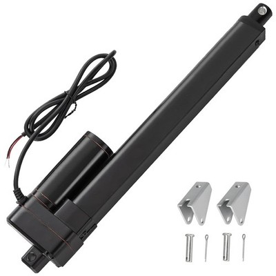 JQDML 8 Inch Stroke Linear Actuator 12V Heavy Duty 440lbs/2000N IP65 Waterpro...