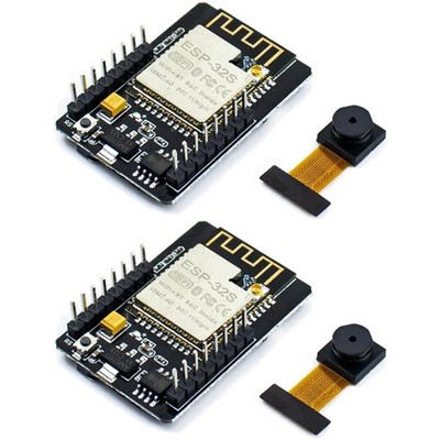 Low-Power ESP32-CAM Module with OV Camera Support for Arduino Projects (2 Pcs)